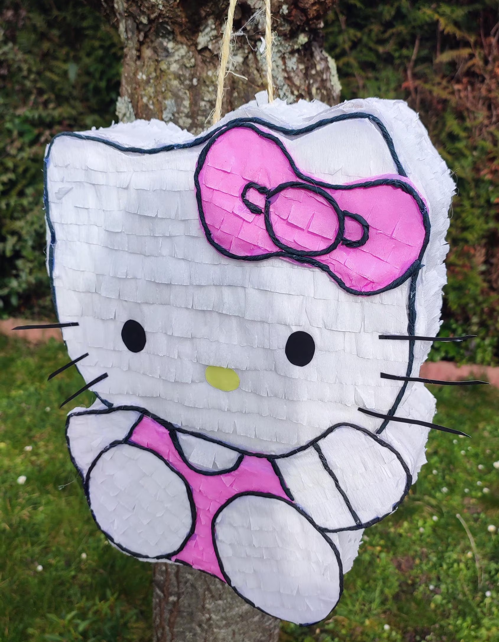 Hello Kitty Sitting Pink Bow 3D Pinata 24" inch Decoration Party Birthday Decor Gift