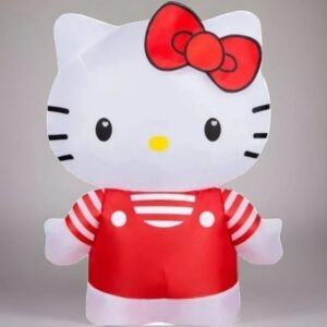 Hello Kitty in Red Inflatable Yard 4' Foot Decoration Party Prop Sign Holiday Birthday