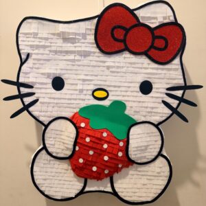Hello Kitty Strawberry 3D Pinata 24" inch Decoration Party Birthday Decor Gift