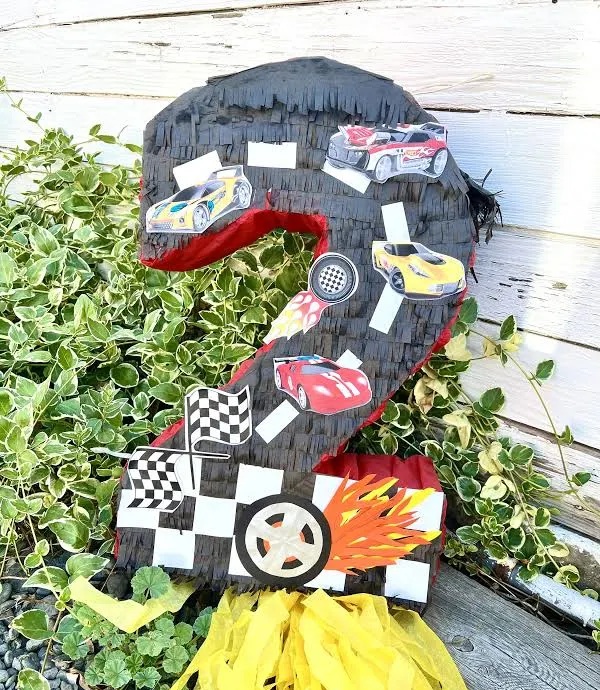Racing Cars Hot Wheels Number 3D Pinata 24" inch Decoration Party Birthday Decor Gift