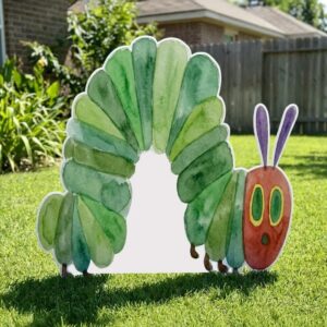 Hungry Caterpillar 5 Foot Coroplast Cutout Yard Sign Life Size Prop Decoration Party Birthday
