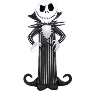 Nightmare Before Christmas Jack Skellington Inflatable Yard 6' Foot Decoration Party Prop Sign Holiday Birthday