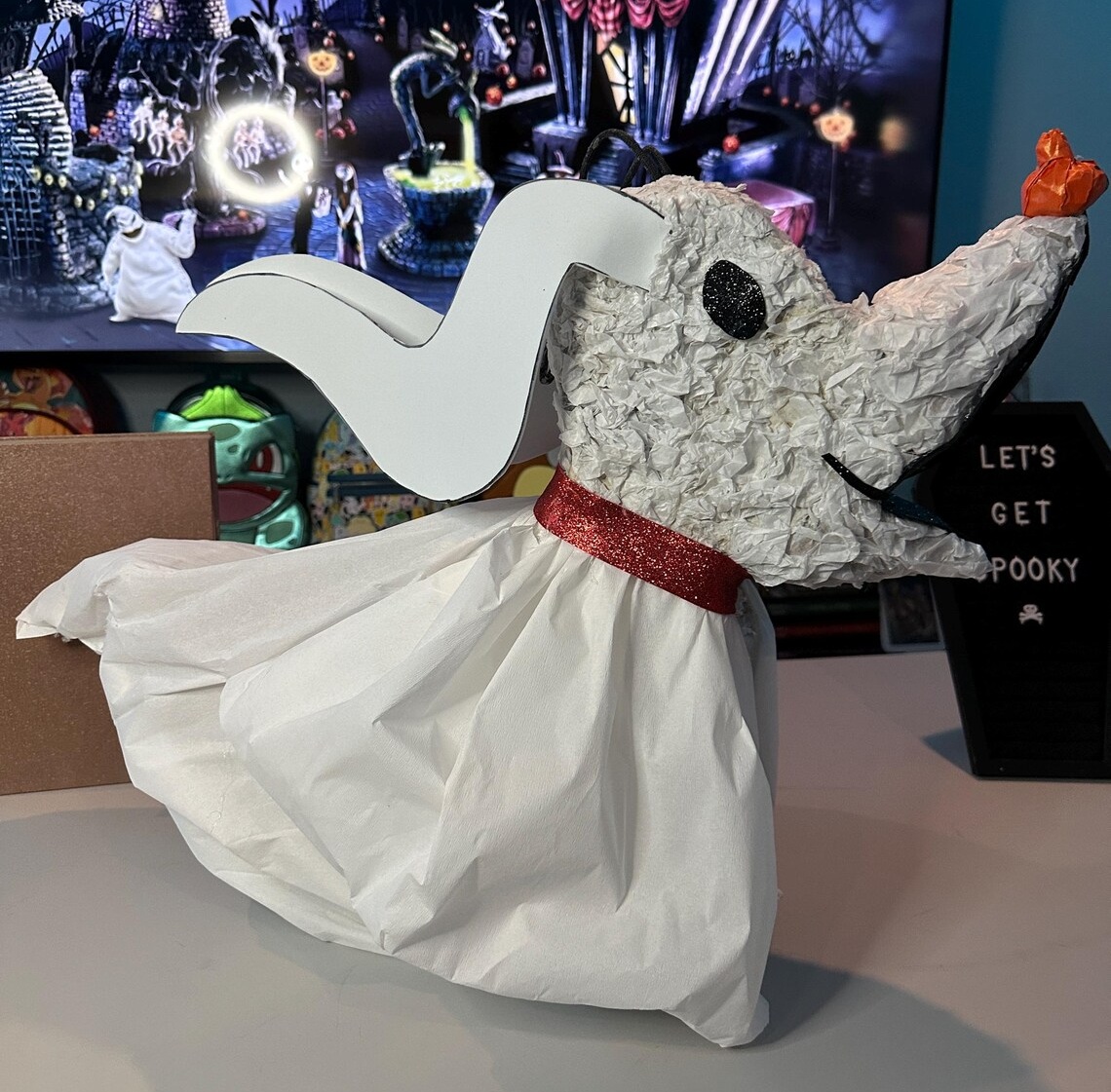 Nightmare Before Christmas Jack Skellington Dog Zero 3D Pinata 24" inch Decoration Party Birthday Decor Gift