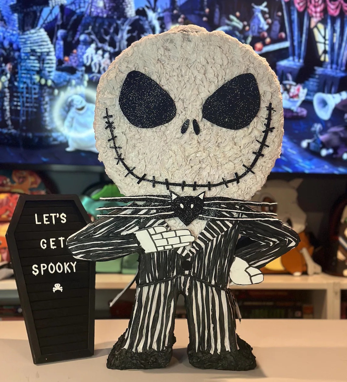 Nightmare Before Christmas Jack Skellington 3D Pinata 24" inch Decoration Party Birthday Decor Gift