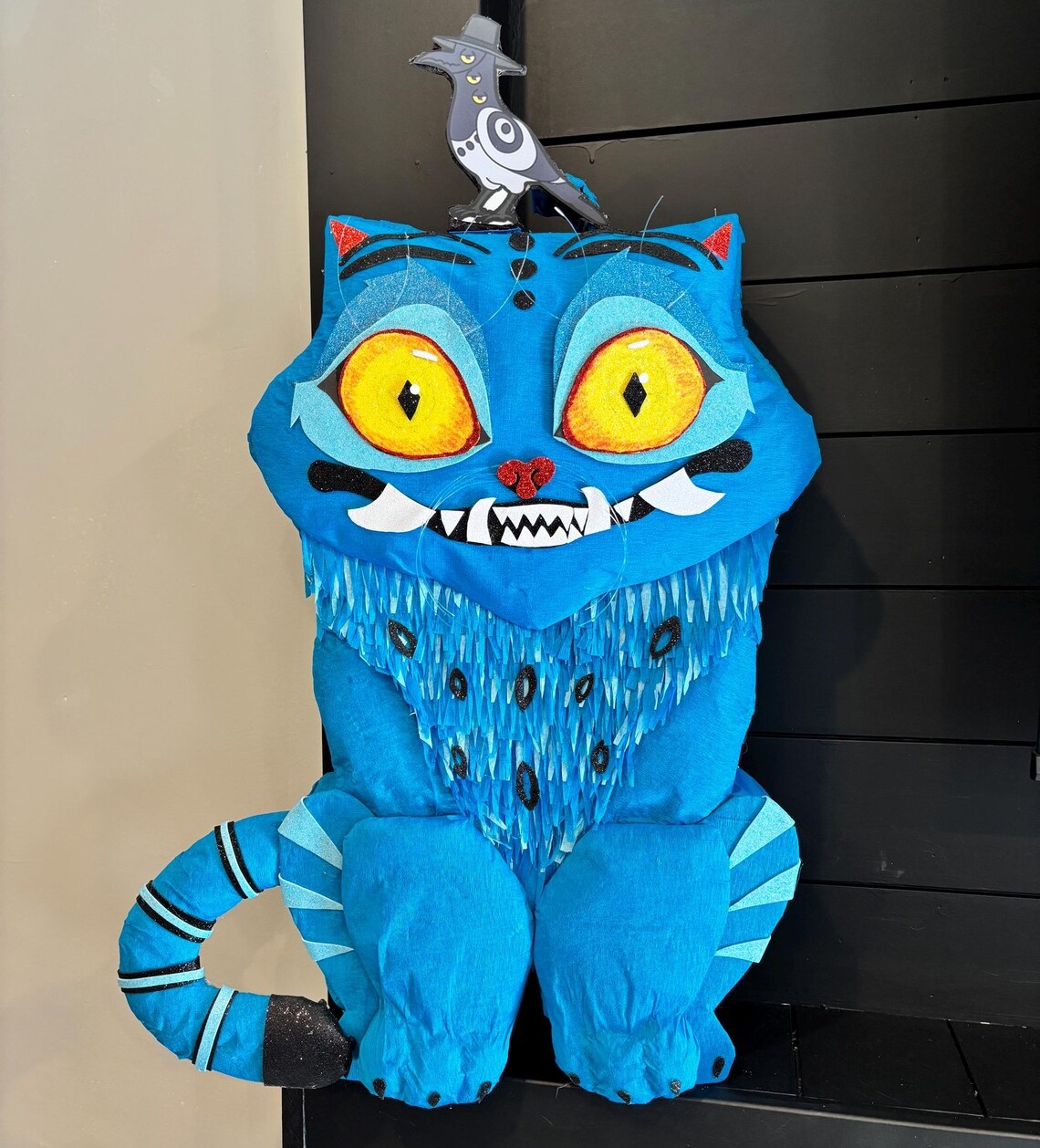 Kpop Demon Hunters Huntrix Blue Tiger and Bird 3D Pinata 24" inch Decoration Party Birthday Decor Gift