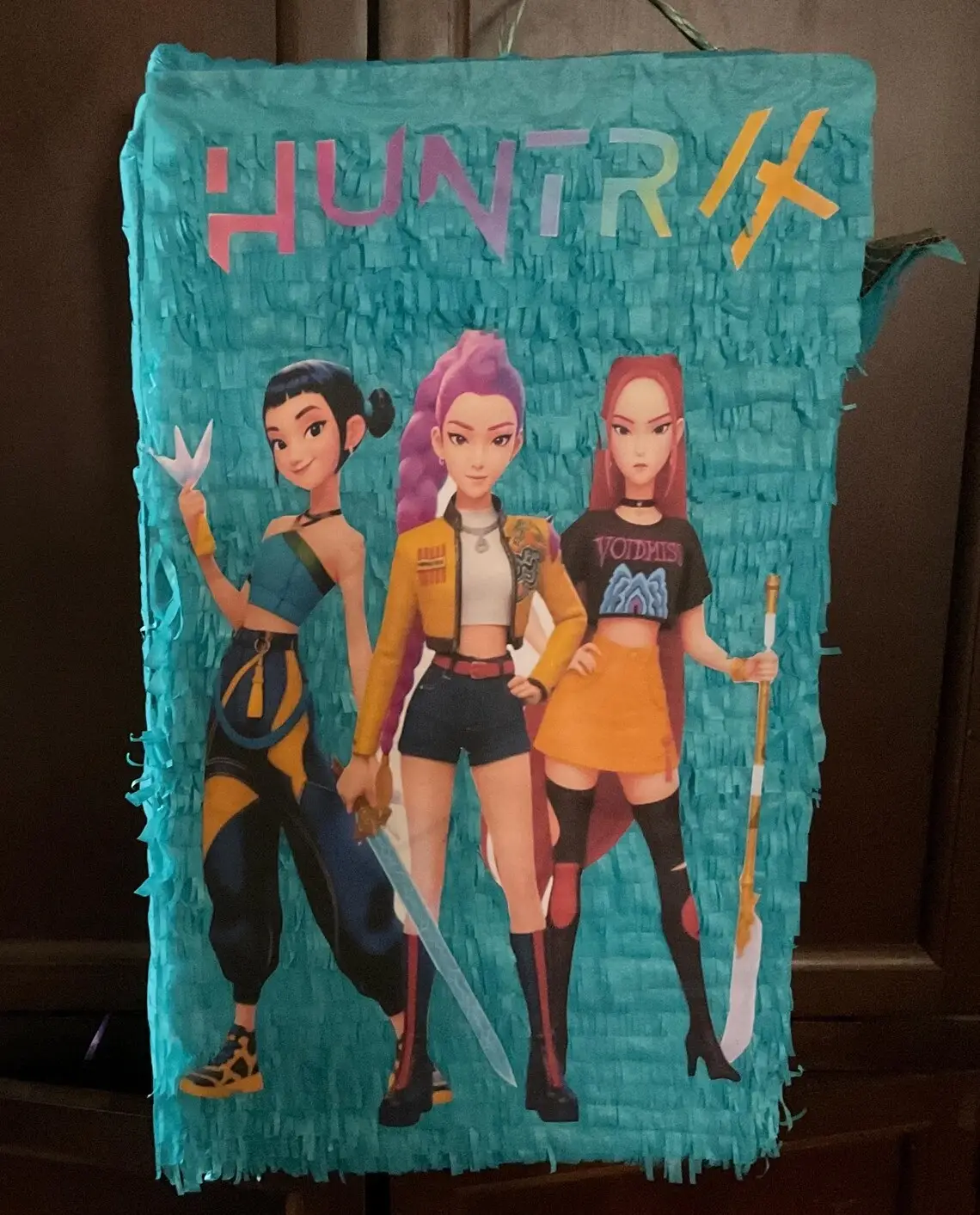 Kpop Demon Hunters Huntrix Girls 3D Pinata 24" inch Decoration Party Birthday Decor Gift