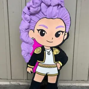 Kpop Demon Hunters Rumi Chibi 3D Pinata 24" inch Decoration Party Birthday Decor Gift