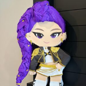 Kpop Demon Hunters Huntrix Rumi Chibi Cute 3D Pinata 24" inch Decoration Party Birthday Decor Gift