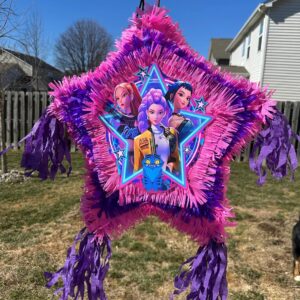 KPop Demon Hunters Huntrix Star 3D Pinata 24" inch Decoration Party Birthday Decor Gift