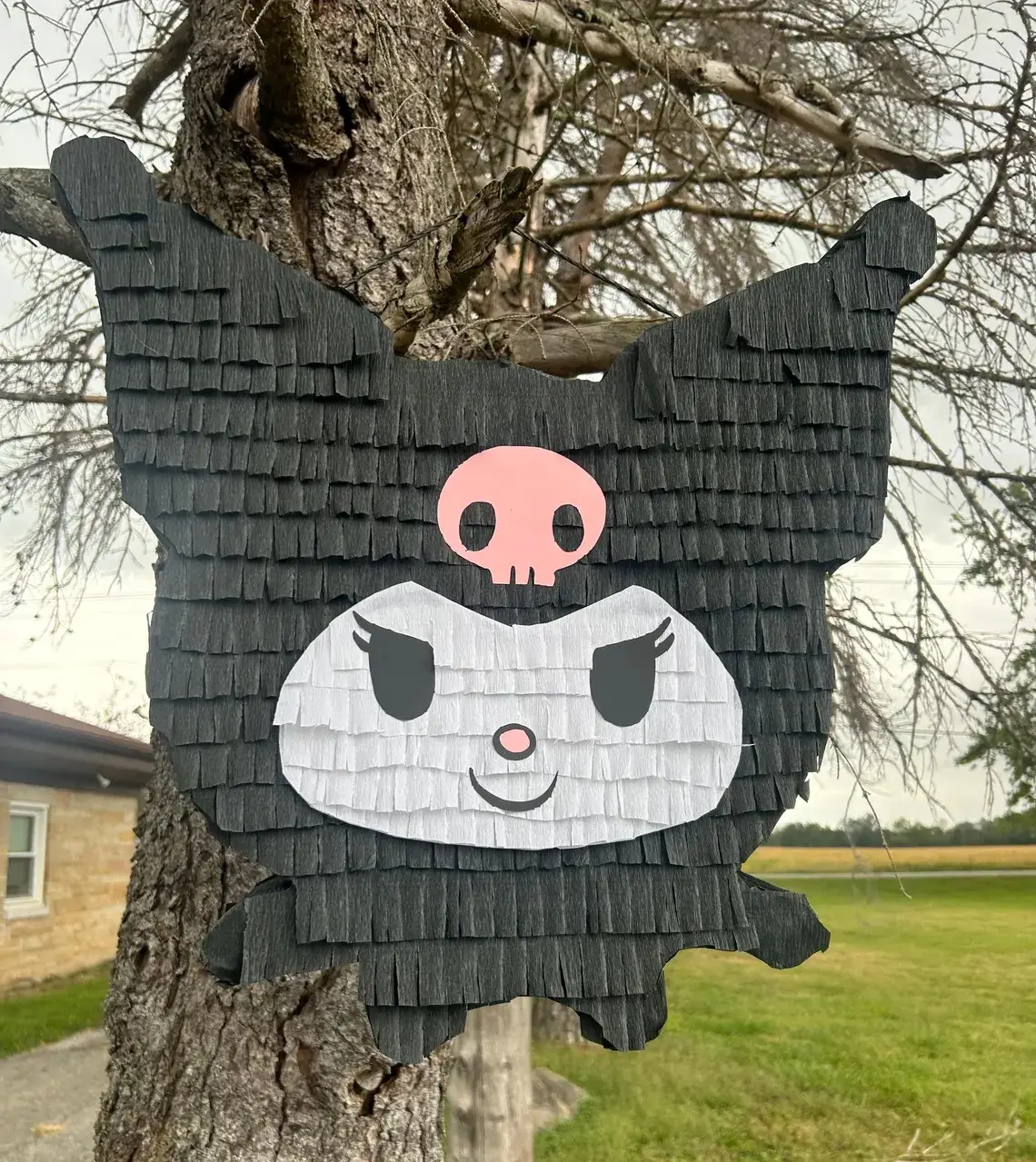 Hello Kitty Kuromi Face 3D Pinata 24" inch Decoration Party Birthday Decor Gift