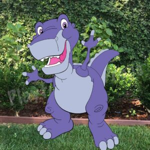 The Land Before Time Chomper 3 Foot Coroplast Cutout Yard Sign Life Size Prop Decoration Party Birthday