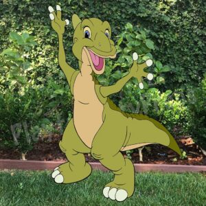 The Land Before Time Ducky 3 Foot Coroplast Cutout Yard Sign Life Size Prop Decoration Party Birthday