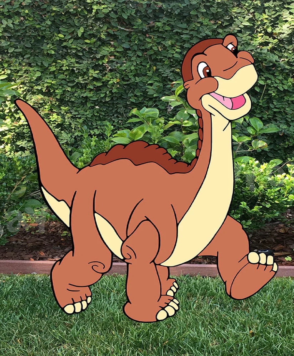 The Land Before Time Little Foot 3 Foot Coroplast Cutout Yard Sign Life Size Prop Decoration Party Birthday