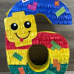 Lego Face Custom Number 3D Pinata 24" inch Decoration Party Birthday Decor Gift