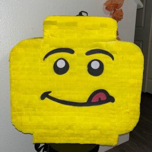 Lego Head Face 3D Pinata 24" inch Decoration Party Birthday Decor Gift