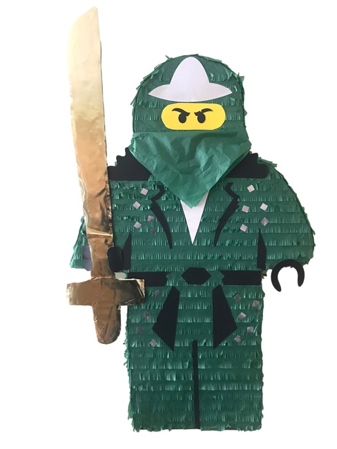Lego Lloyd Green Ninja Minifig 3D Pinata 24" inch Decoration Party Birthday Decor Gift