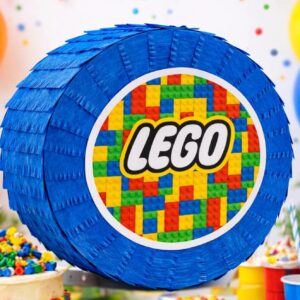 Lego Logo Round 3D Pinata 24" inch Decoration Party Birthday Decor Gift