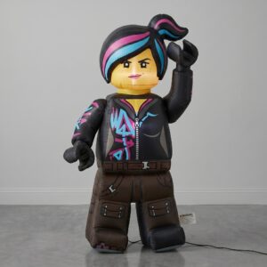 Lego Movie Lucy Wyldstyle Inflatable Yard 5' Foot Decoration Party Prop Sign Holiday Birthday