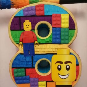 Lego Face Minifigure Custom Number 3D Pinata 24" inch Decoration Party Birthday Decor Gift
