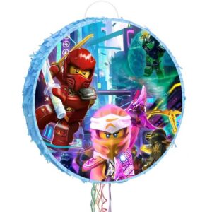 Lego Ninjago Round 3D Pinata 24" inch Decoration Party Birthday Decor Gift