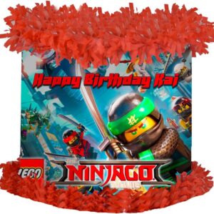 Lego Ninjago Movie Personalized 3D Pinata 24" inch Decoration Party Birthday Decor Gift