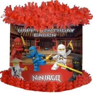 Lego Ninjago Ninja Training Personalized 3D Pinata 24" inch Decoration Party Birthday Decor Gift