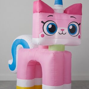 Lego Movie Unikitty Inflatable Yard 4' Foot Decoration Party Prop Sign Holiday Birthday