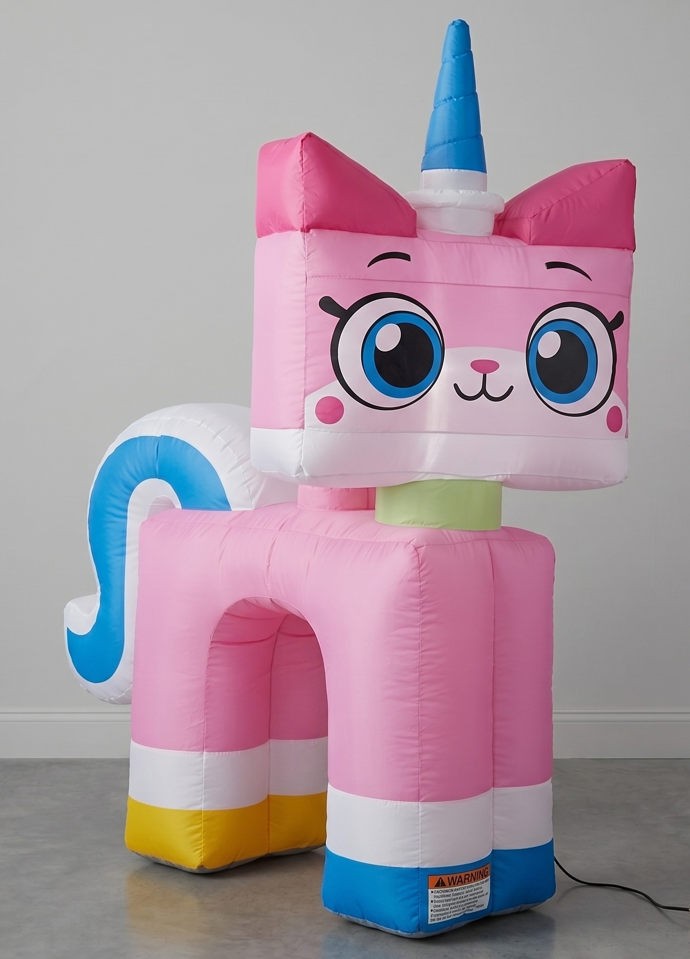 Lego Movie Unikitty Inflatable Yard 4' Foot Decoration Party Prop Sign Holiday Birthday