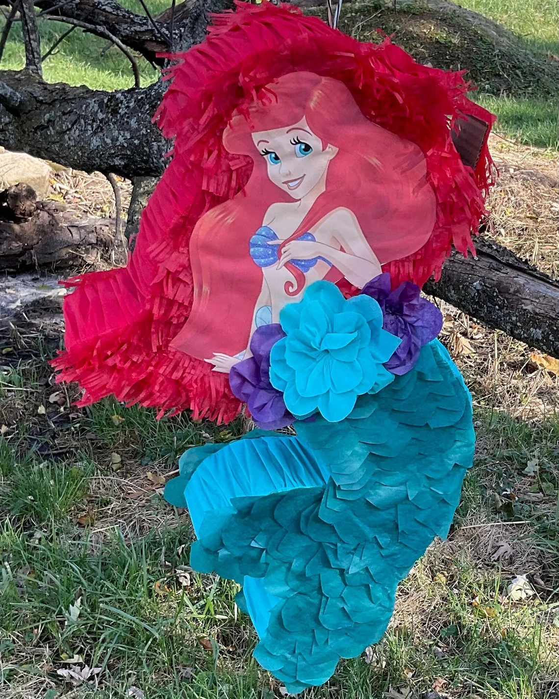 Little Mermaid Princess Ariel 3D Pinata 24" inch Decoration Party Birthday Decor Gift
