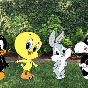 Looney Tunes Babies Coroplast Cutout Yard Sign Life Size Prop Decoration Party Birthday
