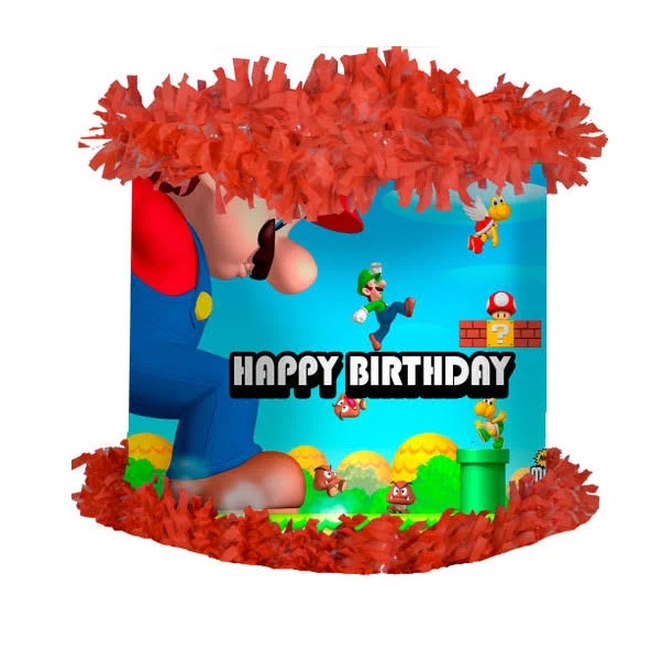 Super Mario Game 3D Pinata 24" inch Decoration Party Birthday Decor Gift