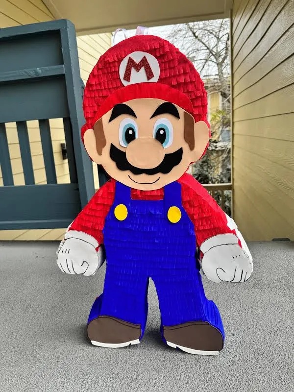 Super Mario Cute Full Body 3D Pinata 24" inch Decoration Party Birthday Decor Gift