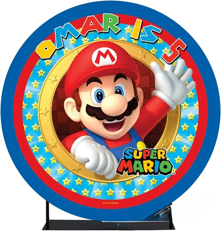 Super Mario Game Mario Personalized Name 3D Pinata 24" inch Decoration Party Birthday Decor Gift