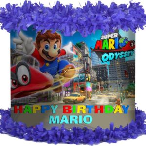 Super Mario Game Odyssey Name 3D Pinata 24" inch Decoration Party Birthday Decor Gift