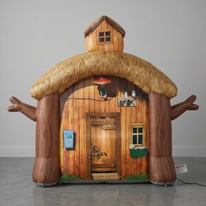 Masha Bear's House Inflatable Yard 6' Foot Decoration Party Prop Sign Holiday Birthday