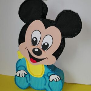 Mickey Mouse Cute Baby Yellow Bib 3D Pinata 24" inch Decoration Party Birthday Decor Gift