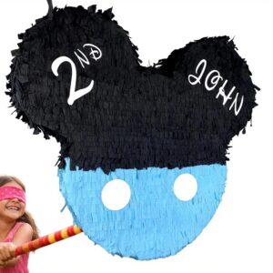Mickey Mouse Head Blue Shorts Personalized 3D Pinata 24" inch Decoration Party Birthday Decor Gift