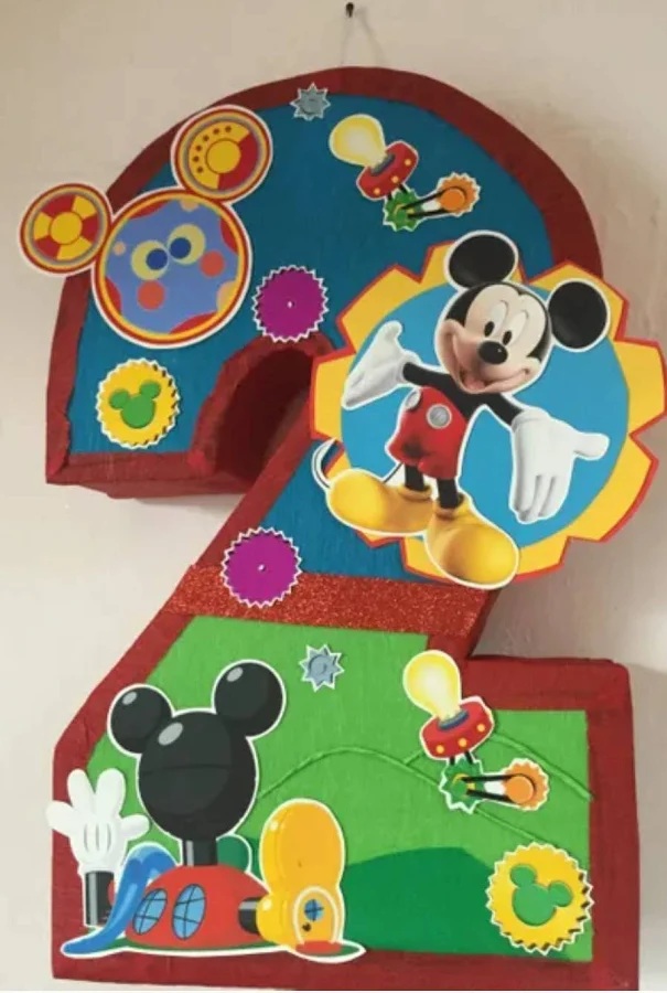 Mickey Mouse Clubhouse and Toodles Number 3D Pinata 24" inch Decoration Party Birthday Decor Gift