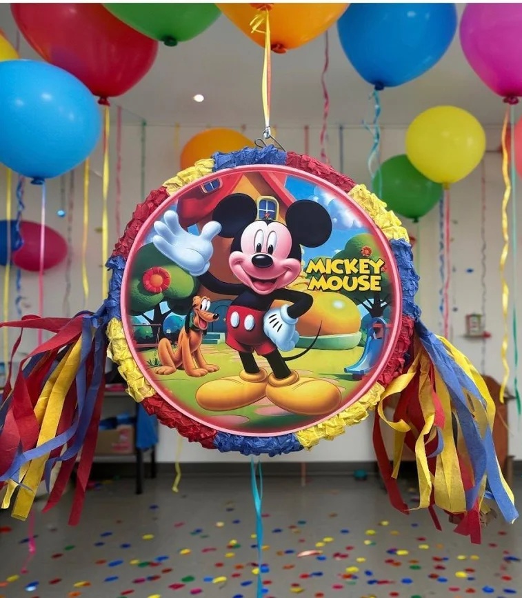 Mickey Mouse Clubhouse and Pluto Round 3D Pinata 24" inch Decoration Party Birthday Decor Gift