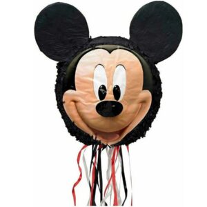 Mickey Mouse Head Black 3D Pinata 24" inch Decoration Party Birthday Decor Gift