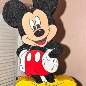 Mickey Mouse Body Glitter Personalized 3D Pinata 24" inch Decoration Party Birthday Decor Gift