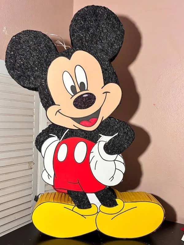 Mickey Mouse Body Glitter Personalized 3D Pinata 24" inch Decoration Party Birthday Decor Gift