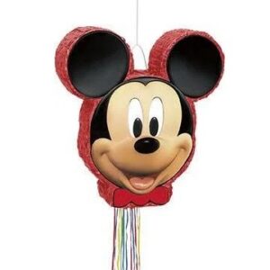 Mickey Mouse Head Red 3D Pinata 24" inch Decoration Party Birthday Decor Gift