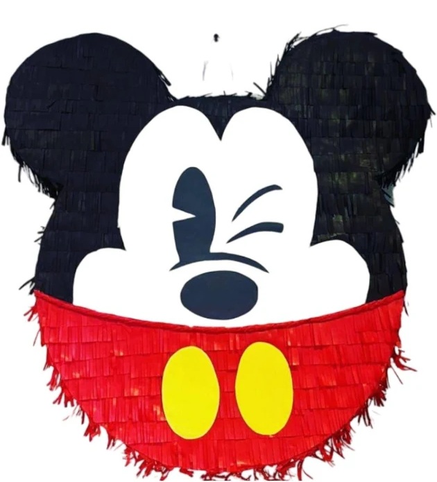 Mickey Mouse Head Winking 3D Pinata 24" inch Decoration Party Birthday Decor Gift
