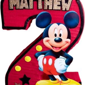 Mickey Mouse Clubhouse Red Number Personalized 3D Pinata 24" inch Decoration Party Birthday Decor Gift