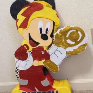 Mickey Mouse Roadster Racers Personalized 3D Pinata 24" inch Decoration Party Birthday Decor Gift