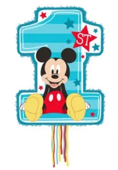 Mickey Mouse Sitting Number 3D Pinata 24" inch Decoration Party Birthday Decor Gift