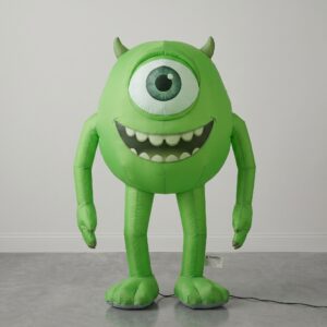Monsters Inc Mike Wazowski Inflatable Yard 4' Foot Decoration Party Prop Sign Holiday Birthday