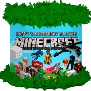 Minecraft Characters Personalized 3D Pinata 24" inch Decoration Party Birthday Decor Gift