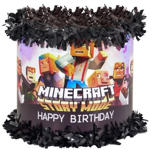 Minecraft Story Mode 3D Pinata 24" inch Decoration Party Birthday Decor Gift